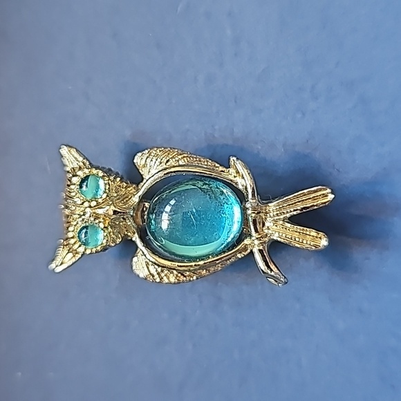 unmarked Jewelry - Owl Pin/Brooch Vintage